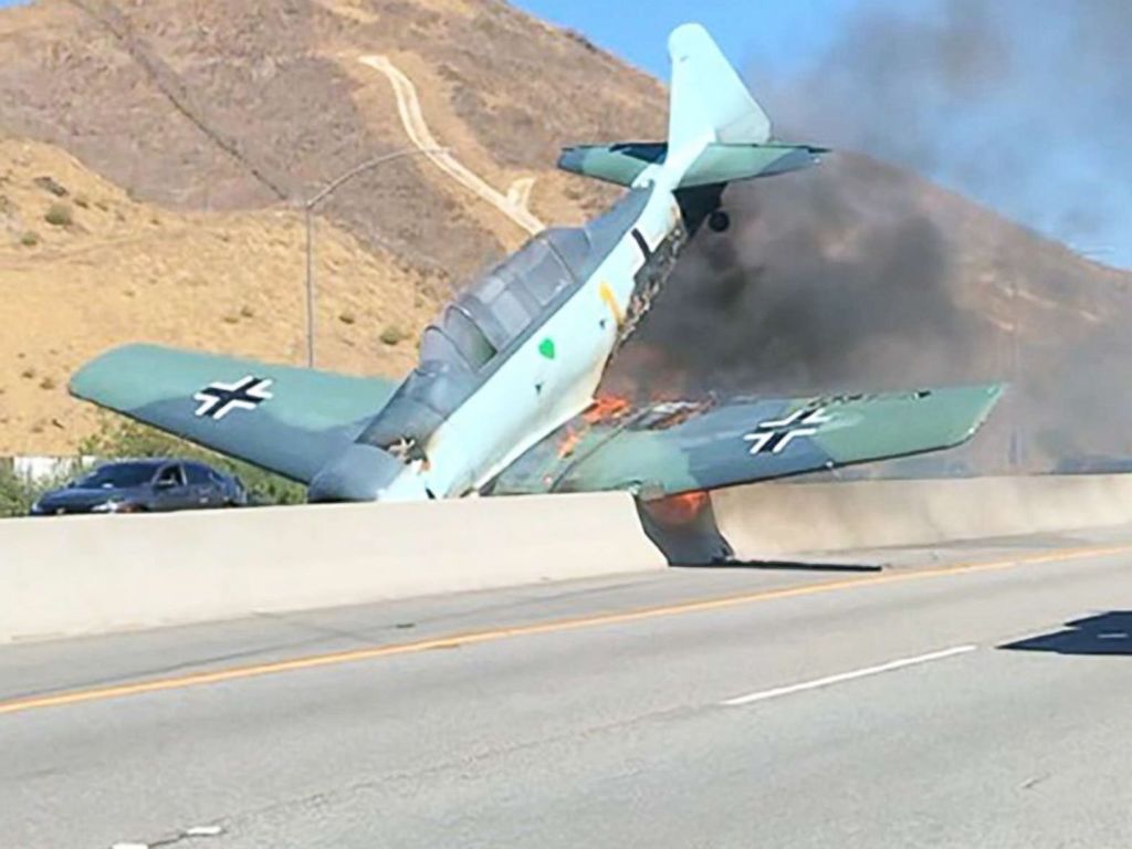 Accidente avión nazi segunda guerra mundial california estados Unidos