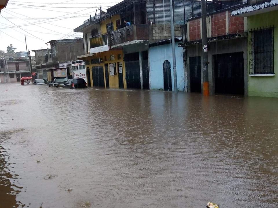 Lluvias en varios departamentos