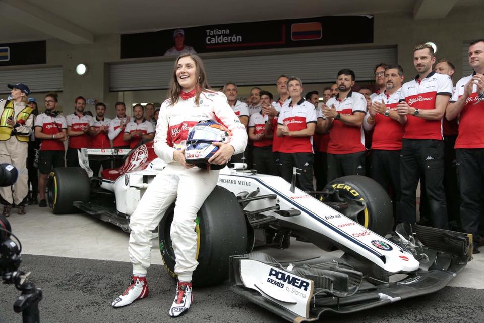 Tatiana Calderon Alfa Romeo Sauber Fórmula 1 Colombia México