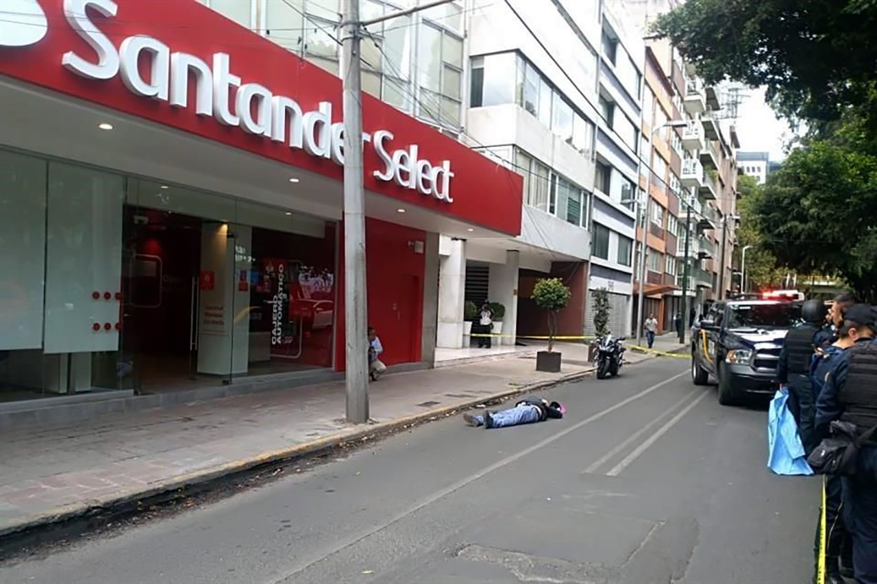 Asalto cuentahabiente escolta Polanco Ciudad de México