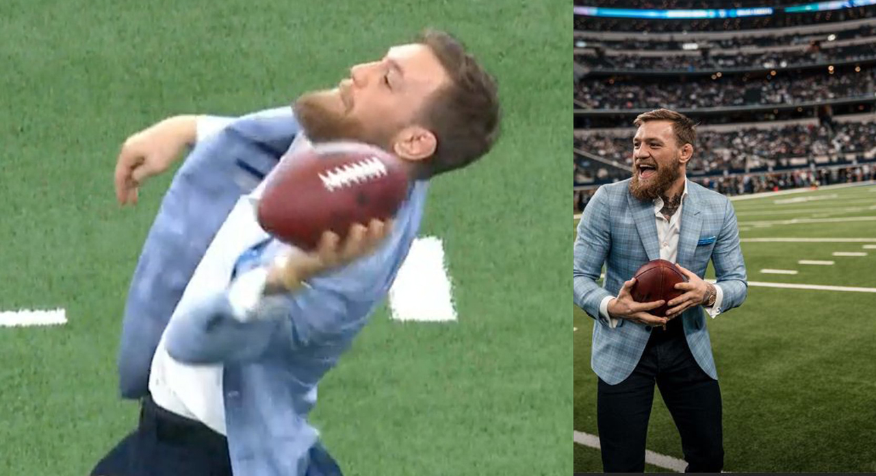 Conor McGregor Dallas Cowboys Jacksonville Jaguars NFL video