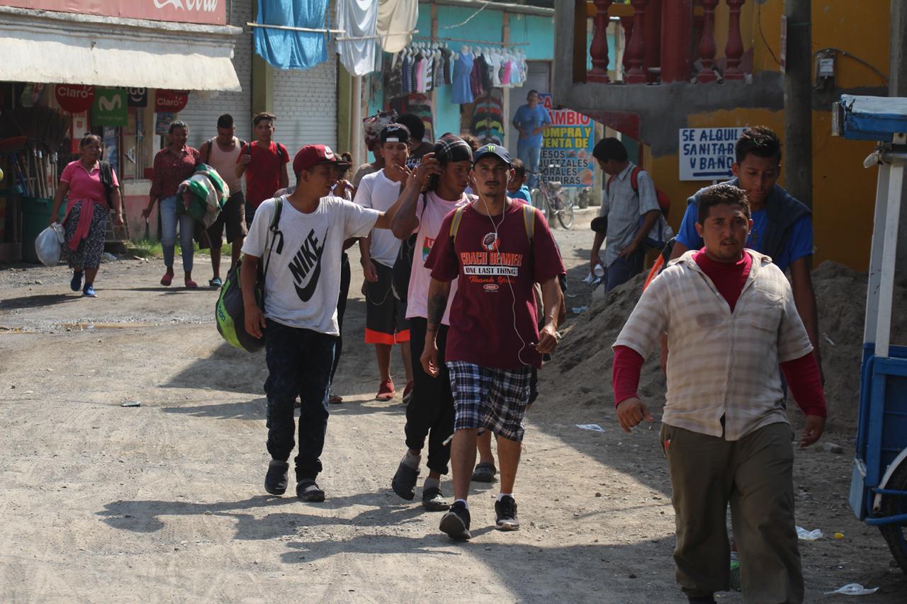 Caravana de Migrantes en San Marcos