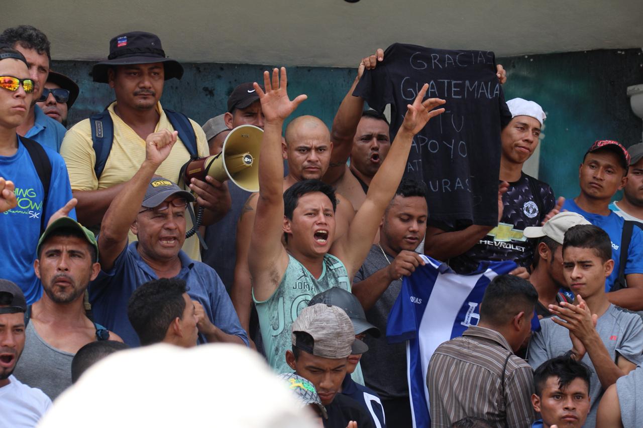 Caravana de Migrantes en San Marcos