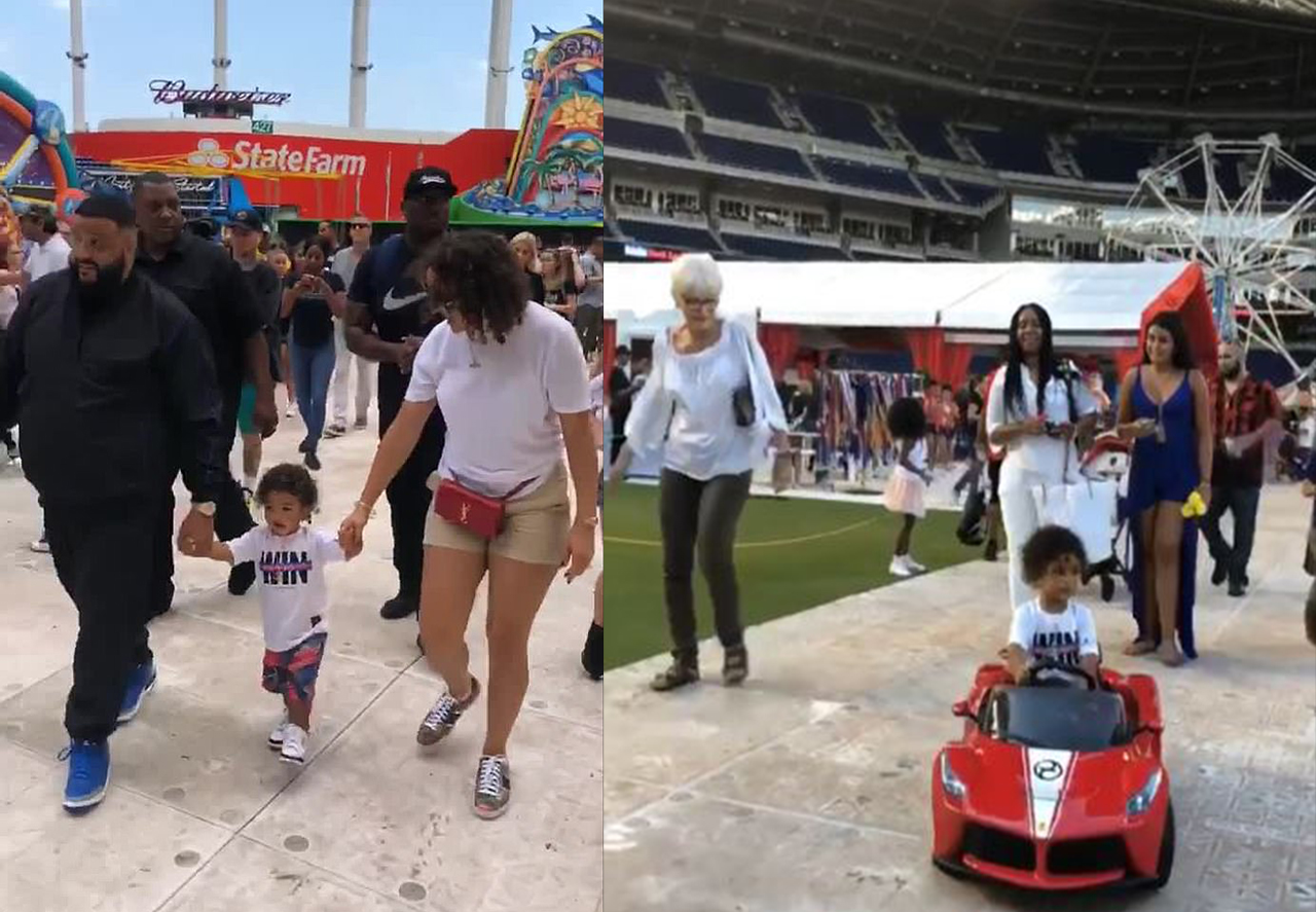 DJ Khaled rents Marlins Park Miami birthdate