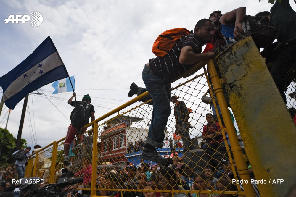 Migrantes hondureños