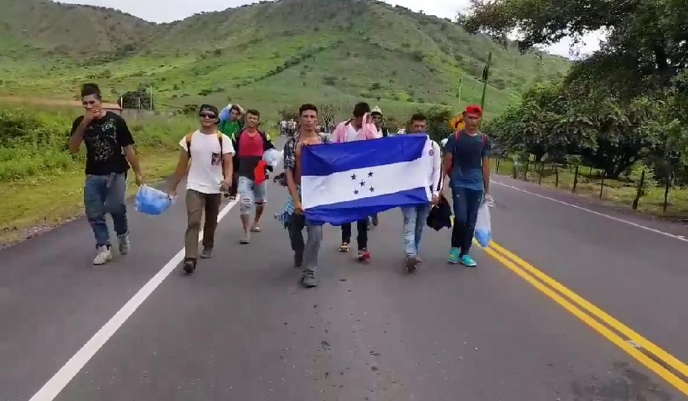 Caravana Migrantes hondureños Gobierno México Guatemala