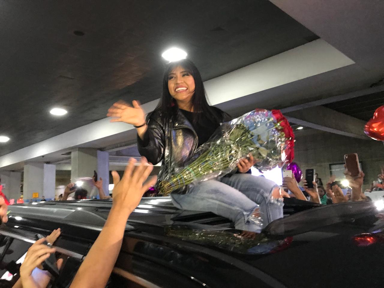 Paola llega a Guatemala