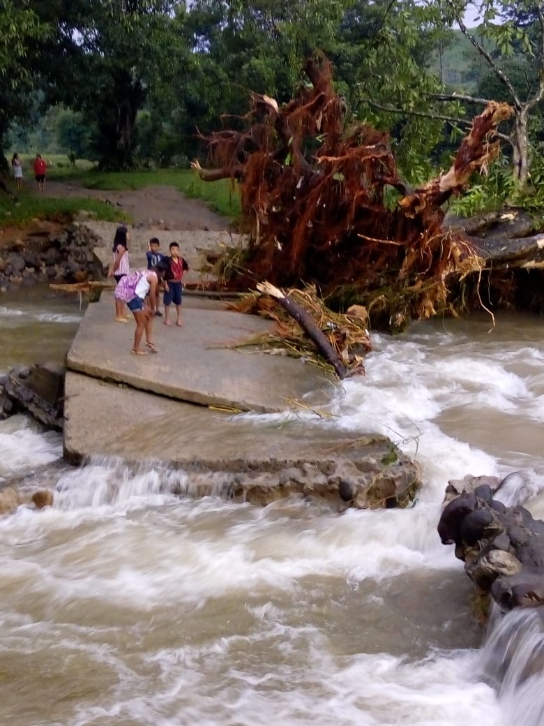 Derrumbe de puente en San Marcors