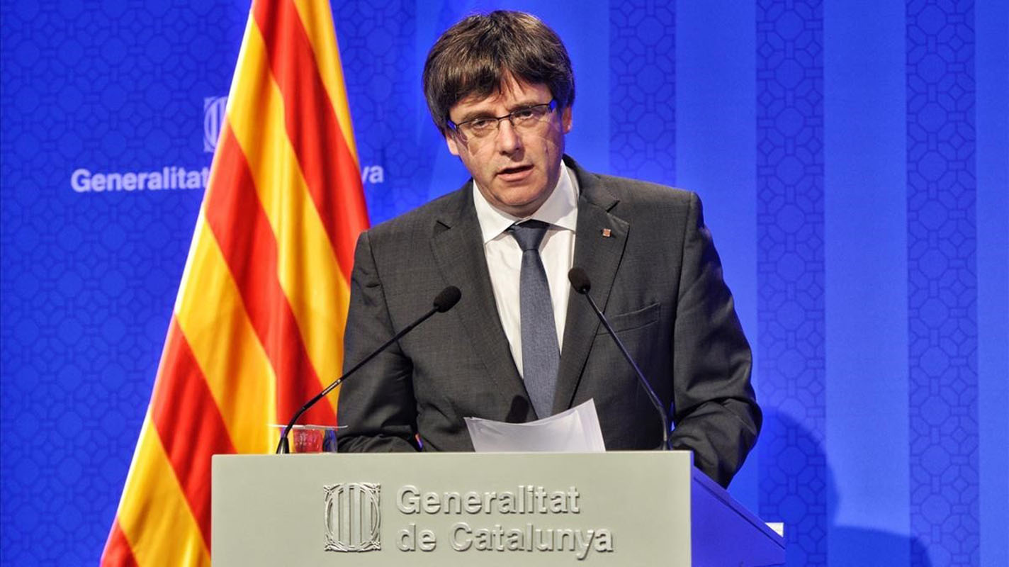 El expresidente de Cataluña, Carles Puigdemont