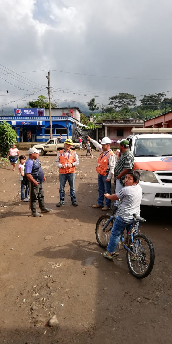 Conred coordina seguridad de comunidas Volcan de Fuego