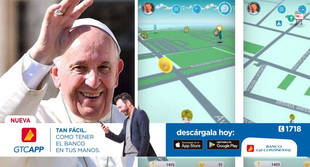 Papa Francisco videojuego Follow JC Go Pokémon Go