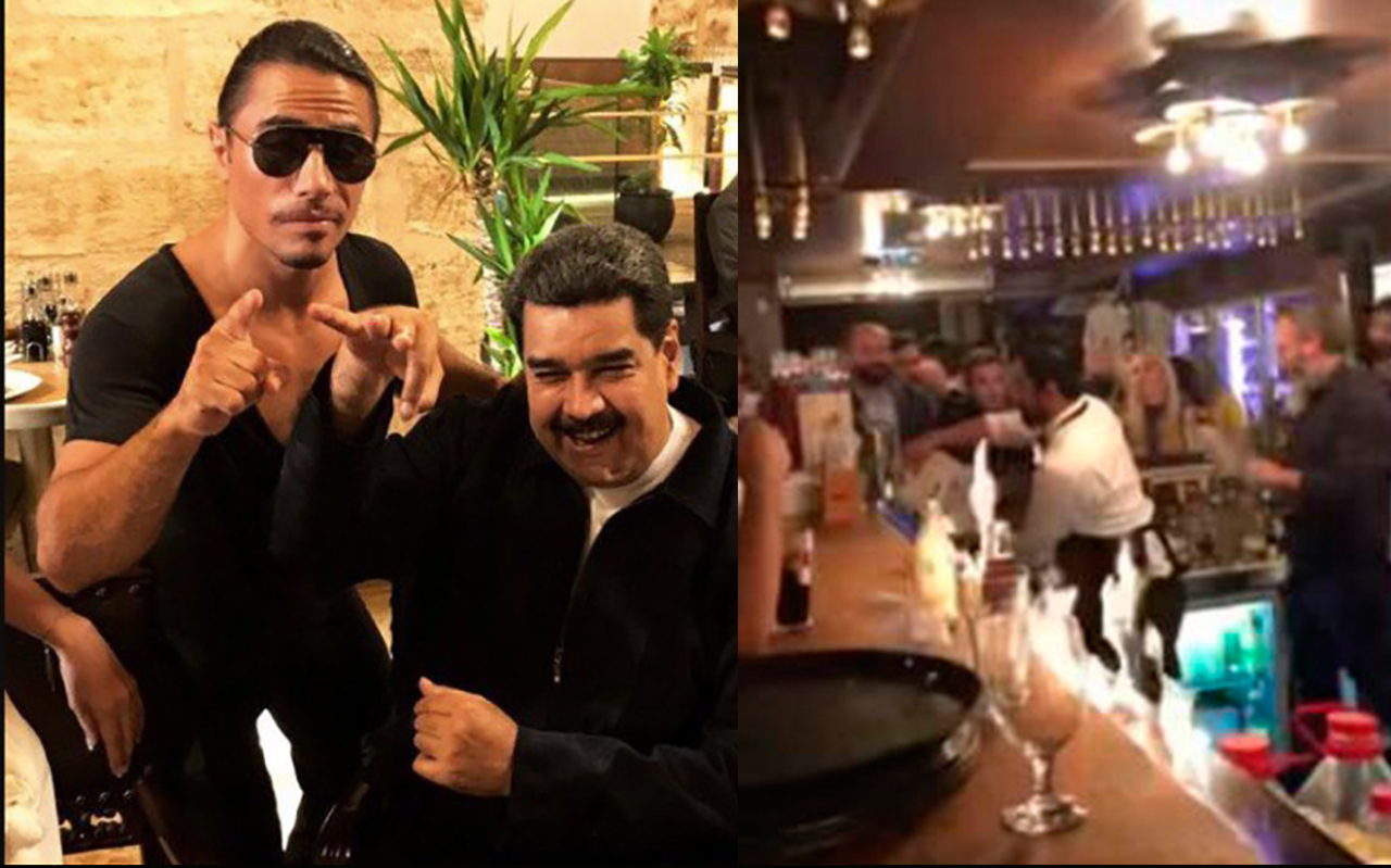 salt bae video explosión restaurante