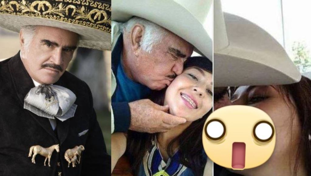 Vicente Fernández beso jovencita