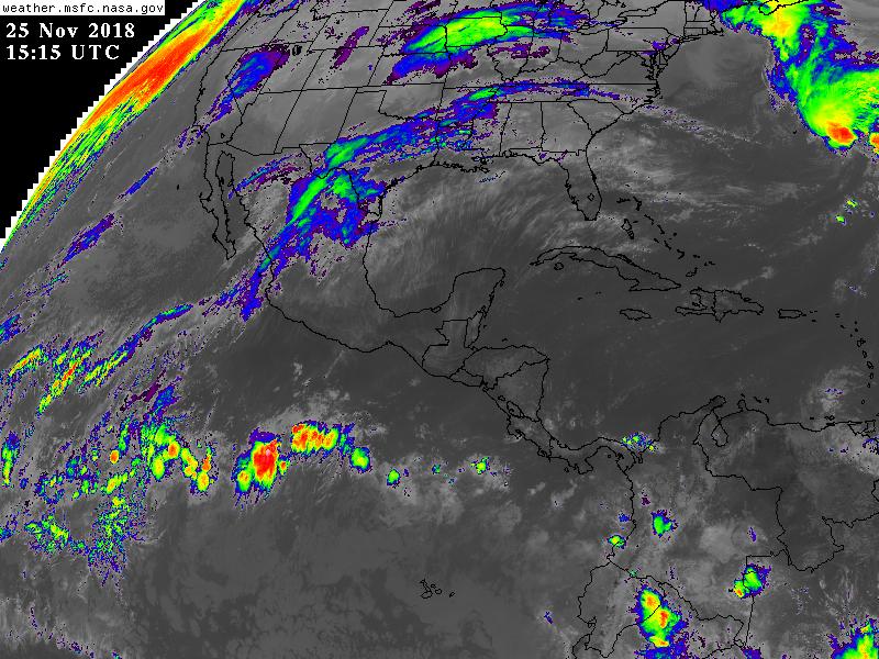 Lluvias por frente frío