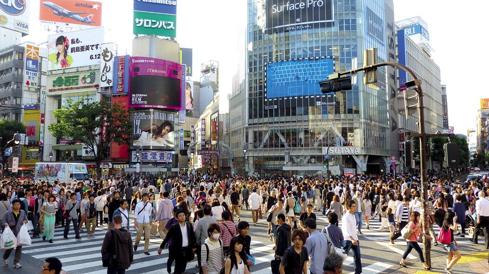 El calor y los tifones en Tokio