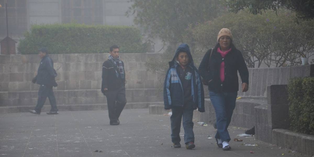 Frente frío en Guatemala