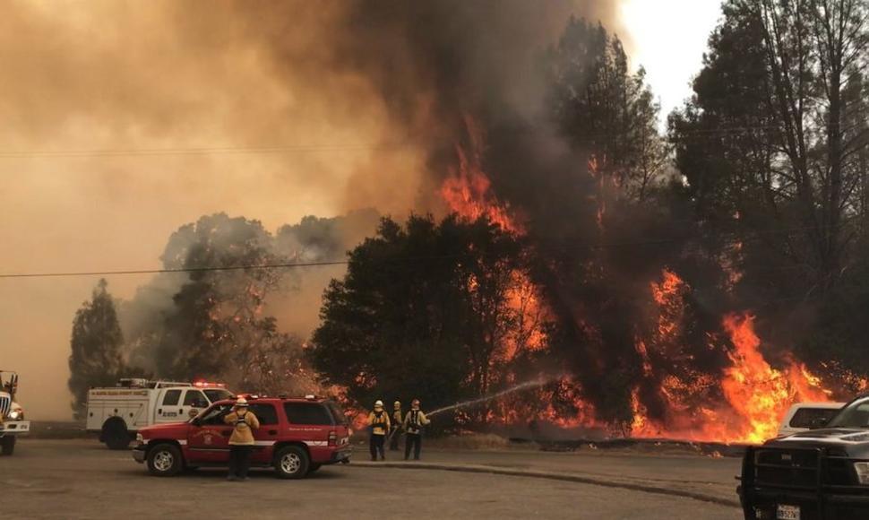 Incendio en el norte de California