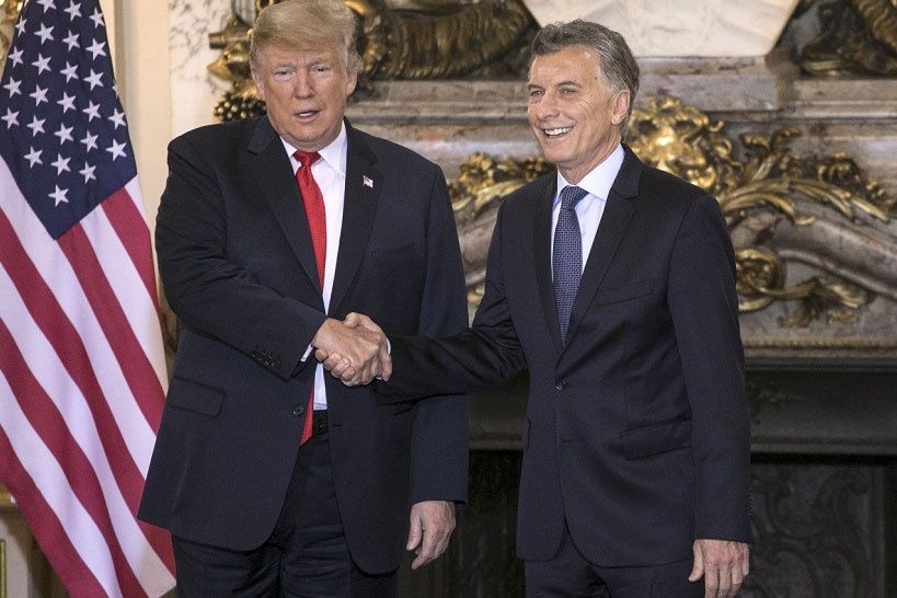 Trump se reúne con Macri