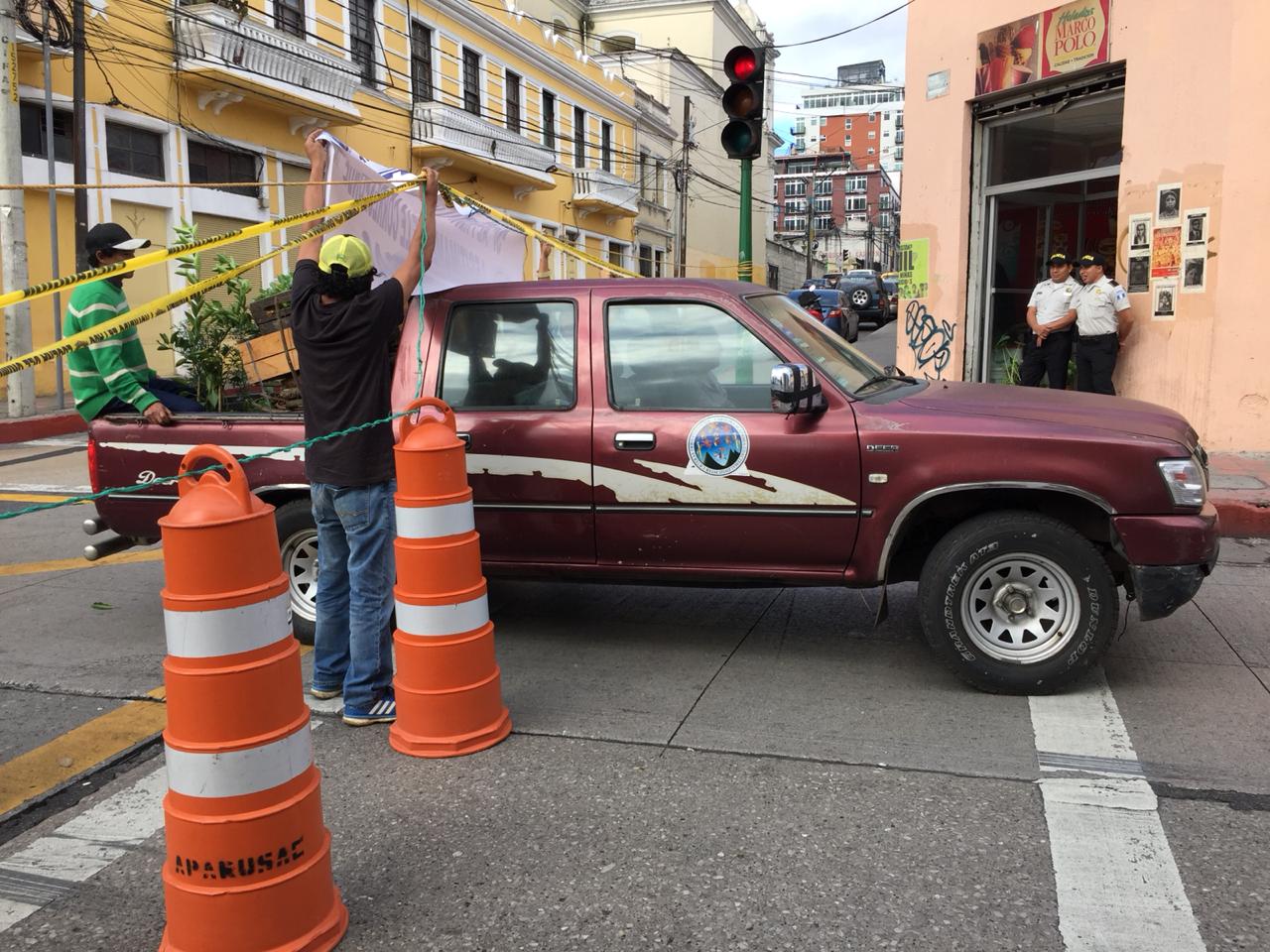 Plantón de la Usac frente al Congreso