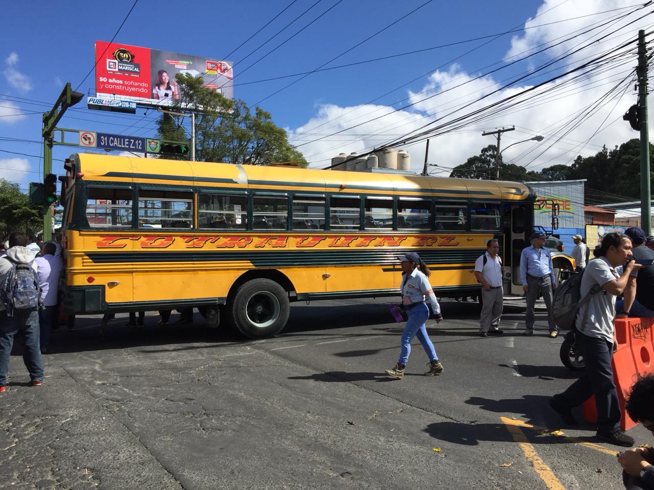 Bloqueo de calles USAC