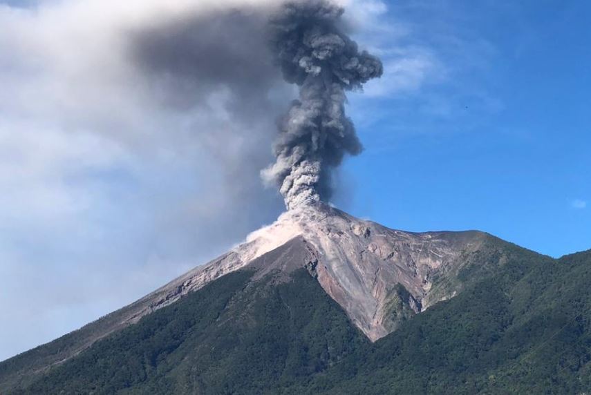 Volcán de Fuego en acción