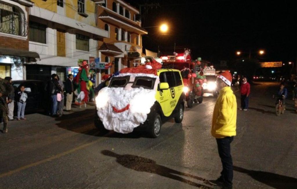 desfile navideño San Marcos Casa de la Cultura diciembre 2018