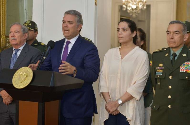 Duque dijo que lucharán contra el secuestro, "no permitiremos que se convierta en un delito que se expanda en el territorio, de ninguna manera"...