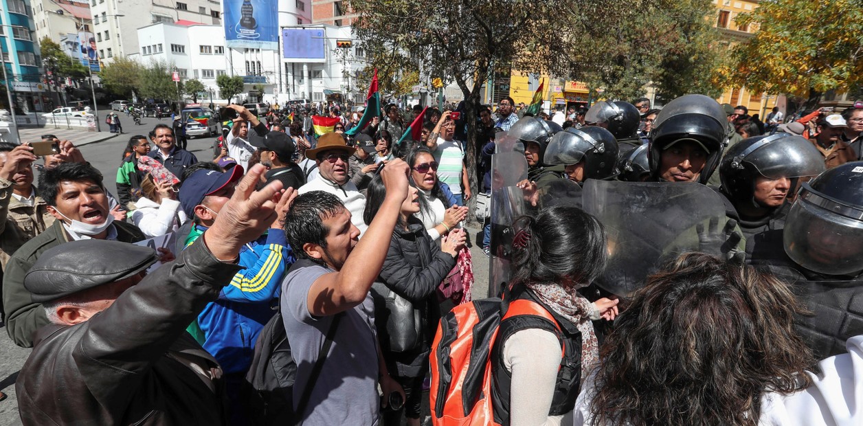 Protestas en Bolivia