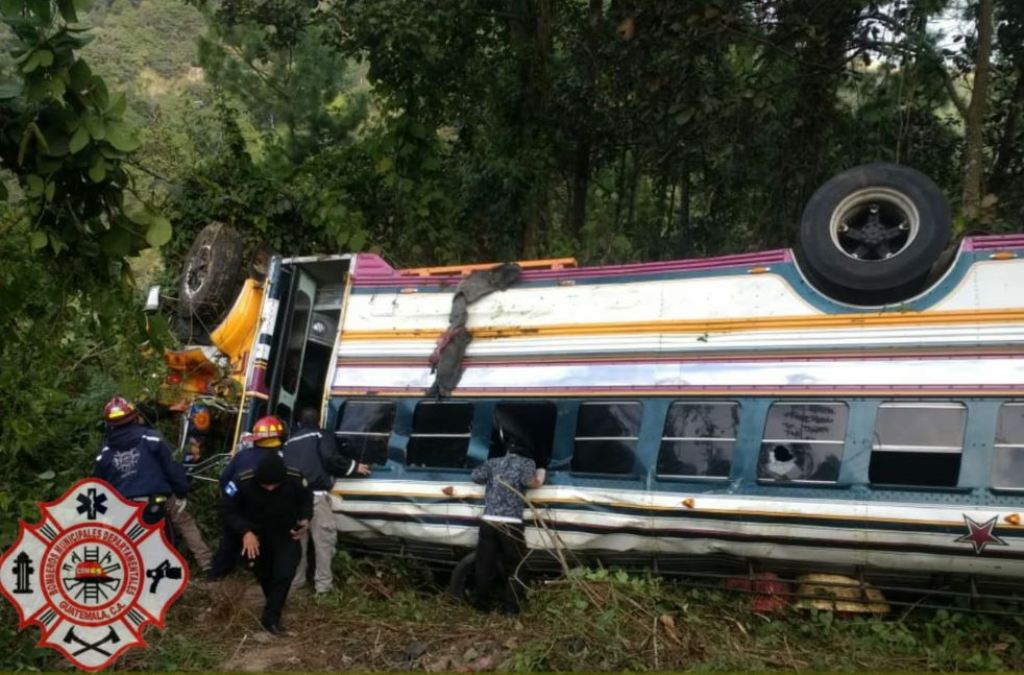 Chichicastenango bus accidente heridos