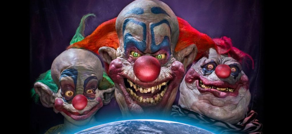 Killer Klowns maquillista principales personajes