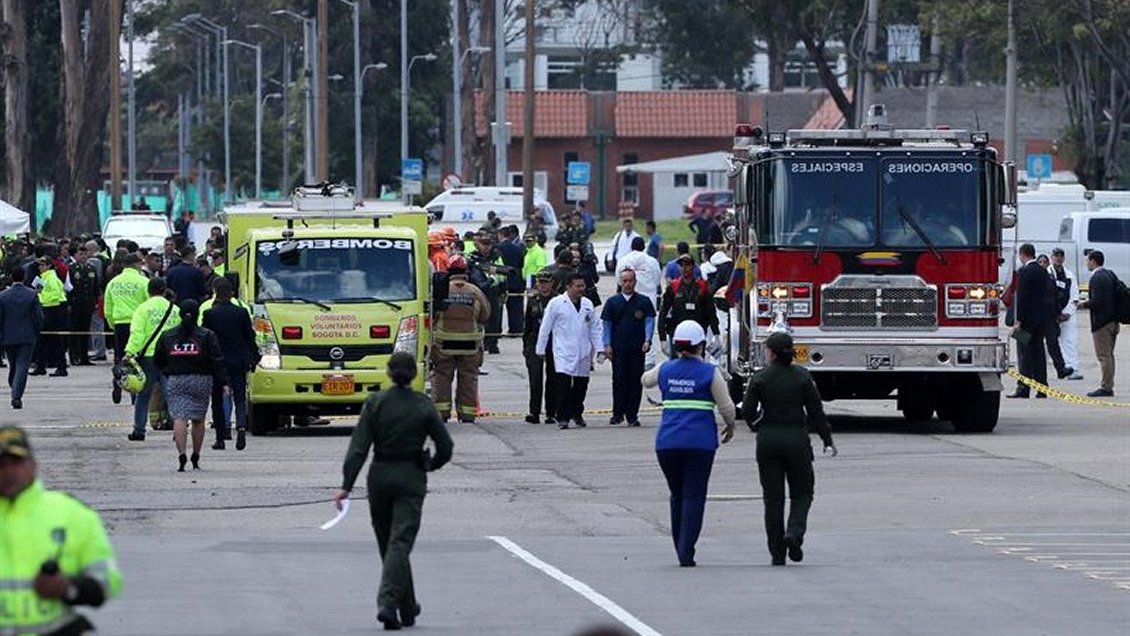 La Policía colombiana eleva a 21 la cifra de muertos en atentado en Bogotá