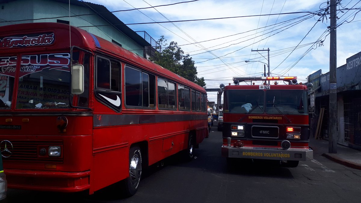 Explosión dentro de un bus en zona 7