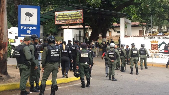 Grupo de militares venezolanos