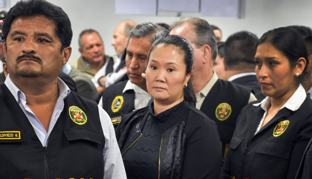 Keiko Fujimori seguirá presa