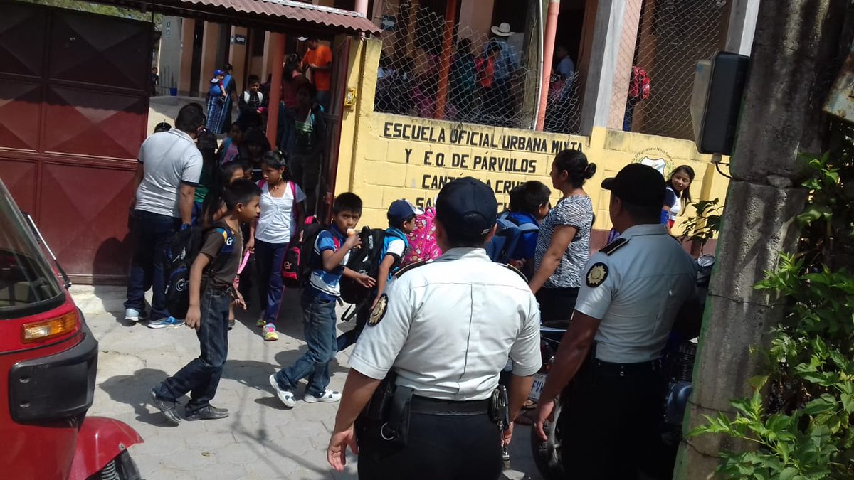 Plan de seguridad en escuelas por la PNC