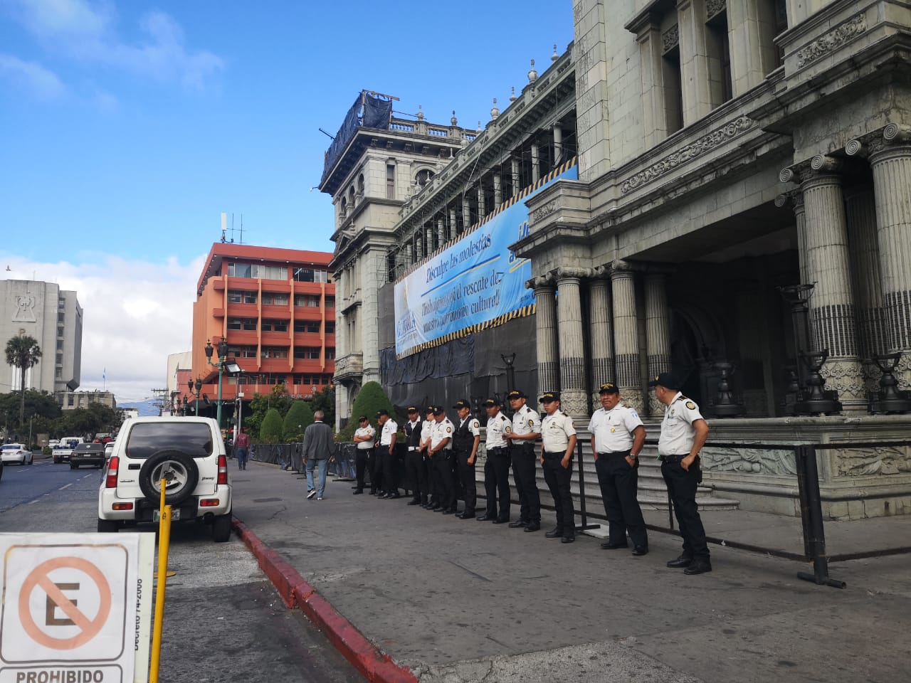 PNC en el Palacio Nacional