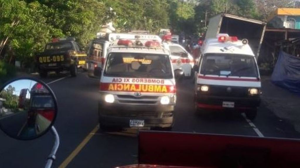 accidente ruta Retalhuleu Quetzaltenango