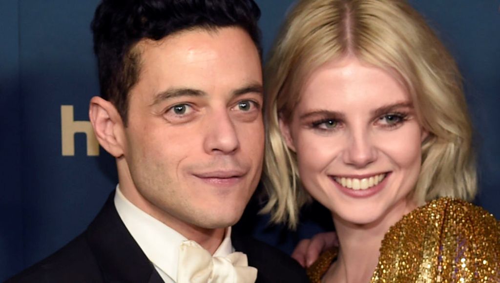 Globos de Oro Rami Malek alfombra roja Lucy Boynton