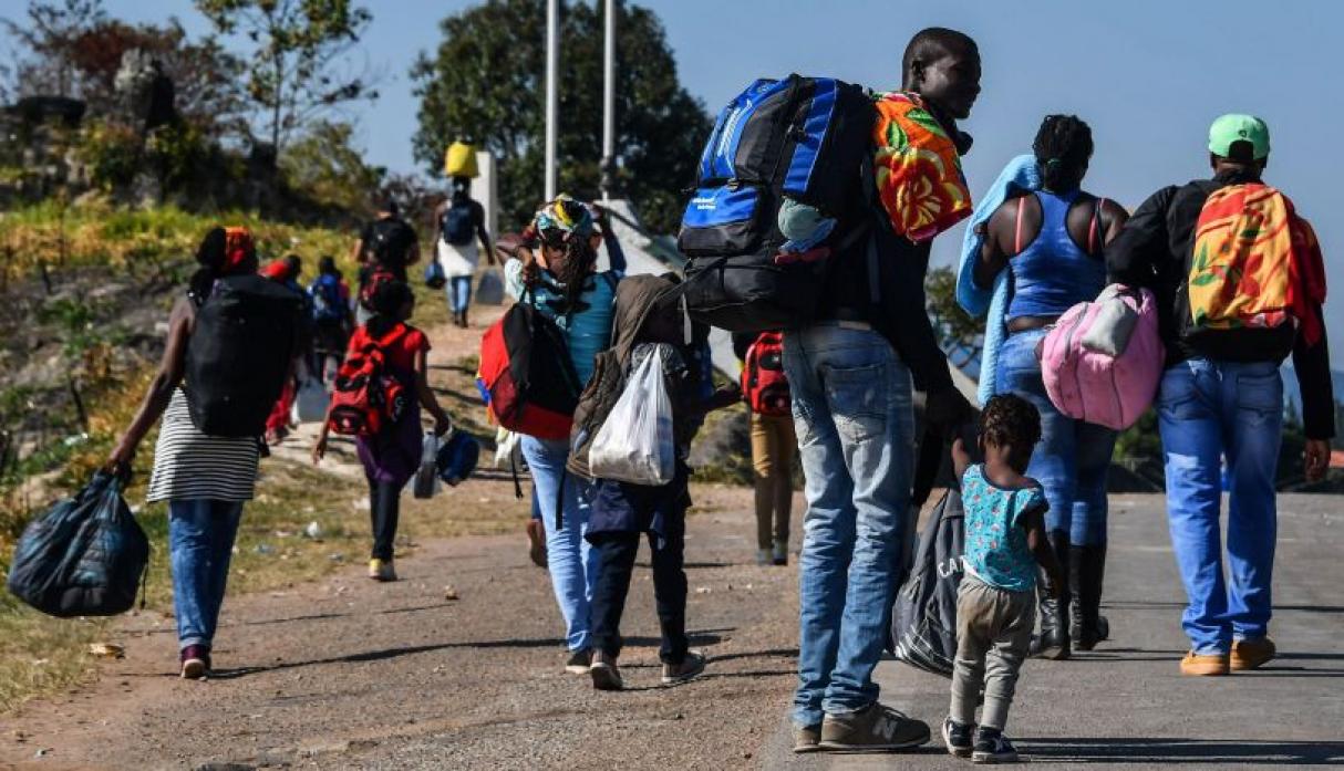 El arriesgado cruce de la frontera