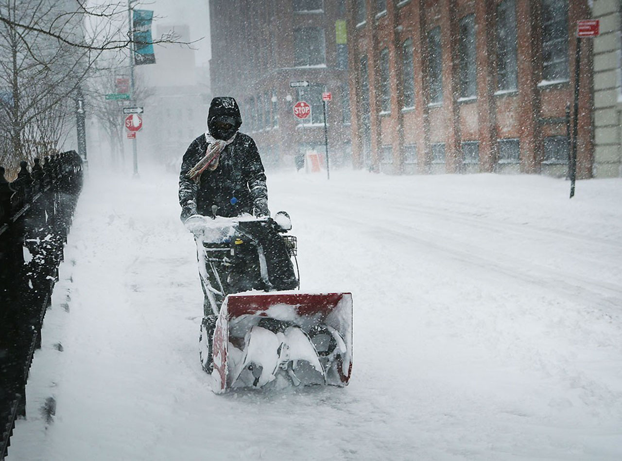 Nueva York y otros estados cubiertos de nieve