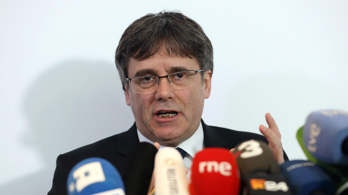 El expresidente de Cataluña, Carles Puigdemont