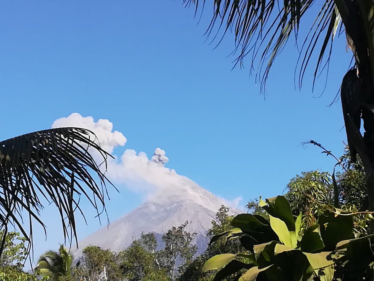 Activida en el Volcán de Fuego