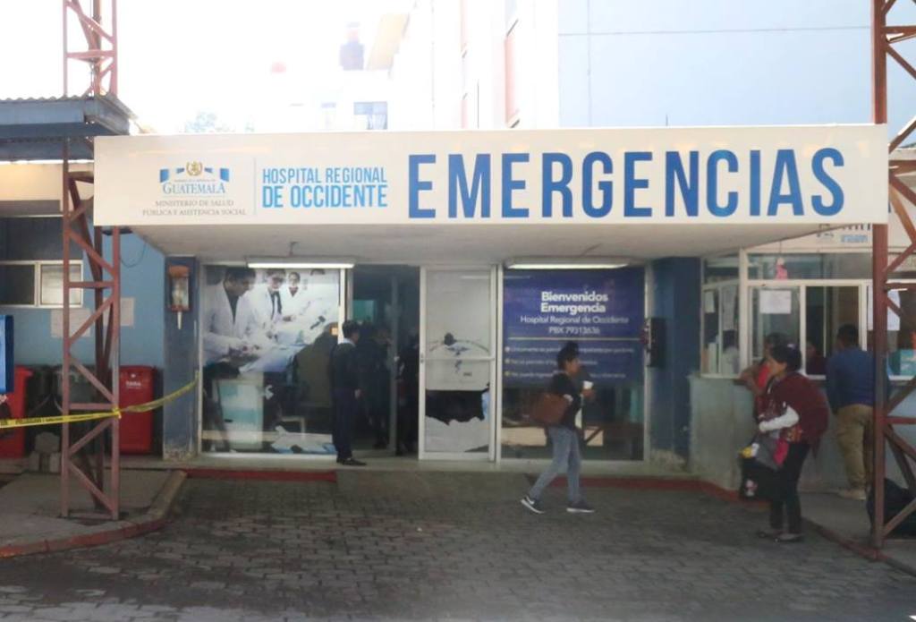 Hospital Regional de Occidente pacientes suspensión Quetzaltenango