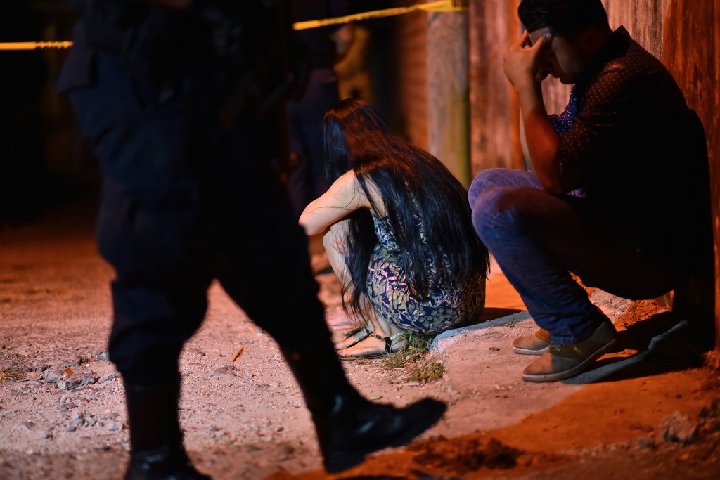 Balacera en Veracruz, México. Foto: AFP.