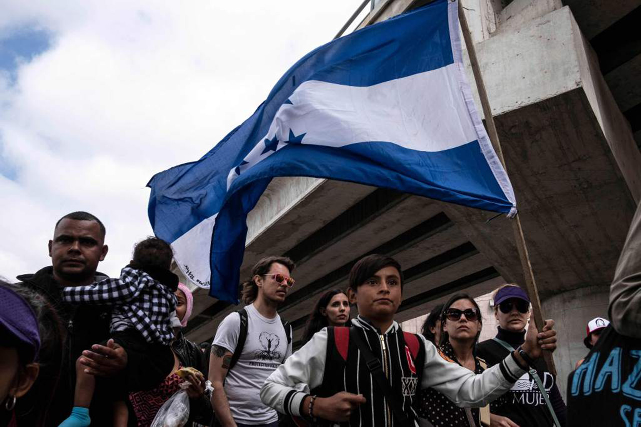 Caravana migrante: tres hondureños fueron detenidos. Foto con fines ilustrativos