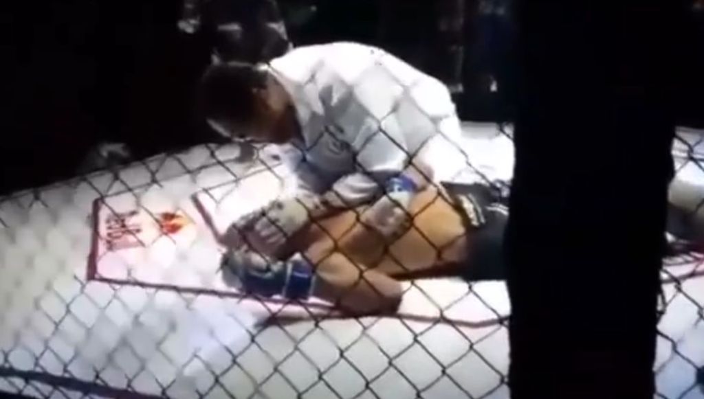 luchador brasileño MMA nocaut