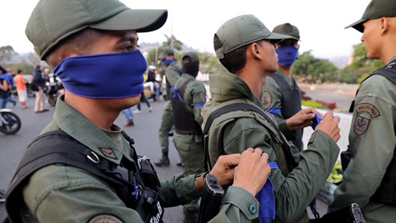 Militares venezolanos piden asilo. Fotografía con fines ilustrativos.