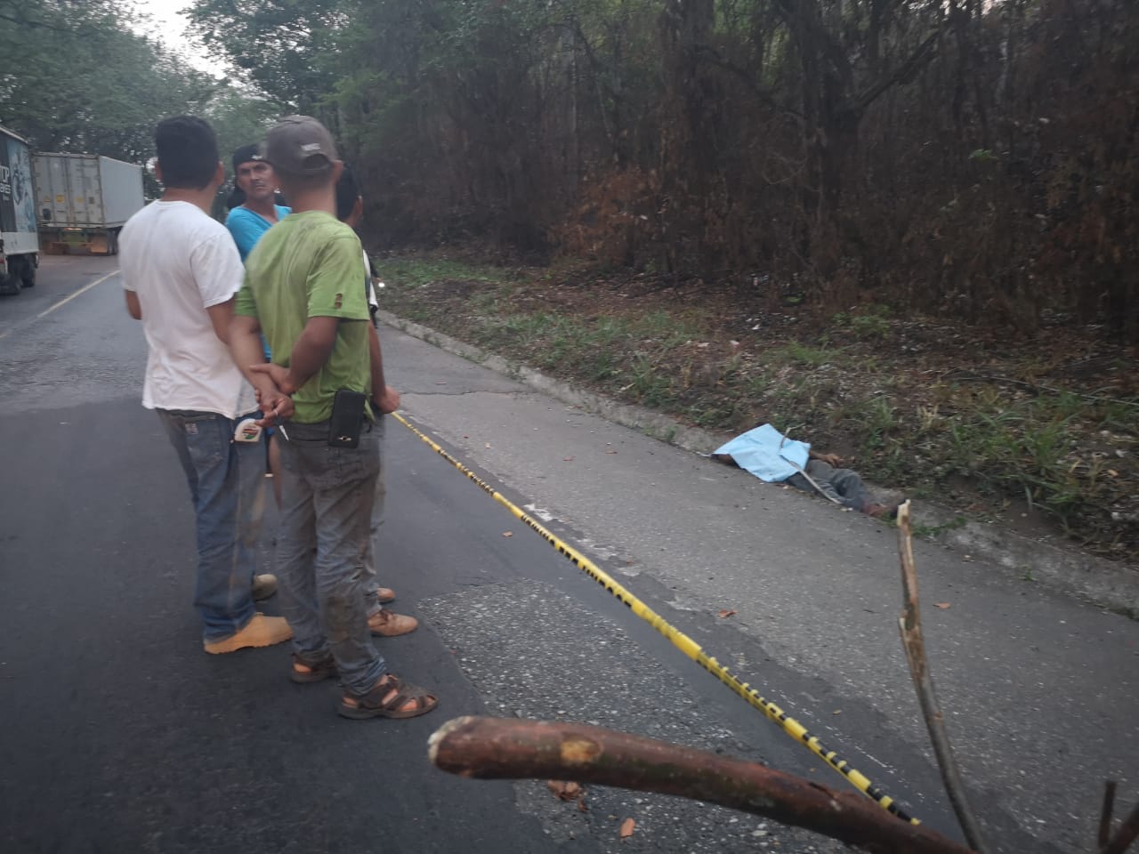 Asesinan a supuesto narcotraficante. Foto PNC de Guatemala