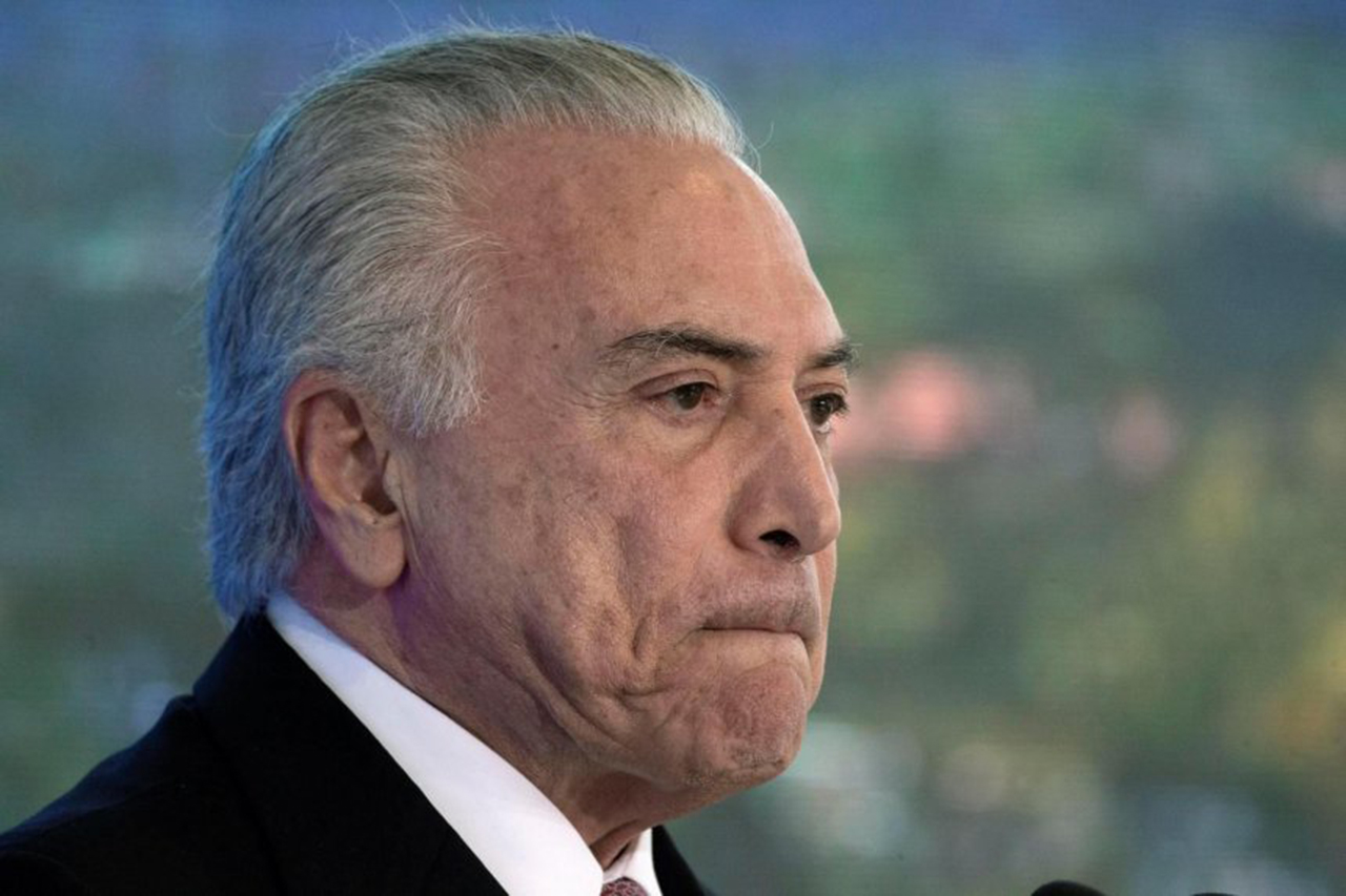 Expresidente Michel Temer deja la prisión preventiva