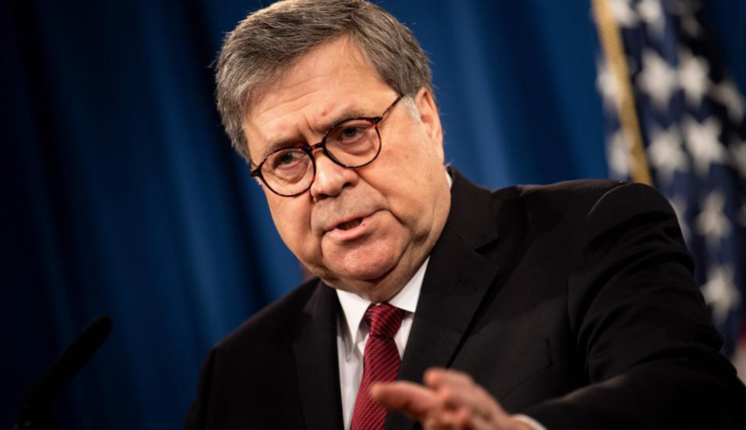 El fiscal general de EEUU William Barr